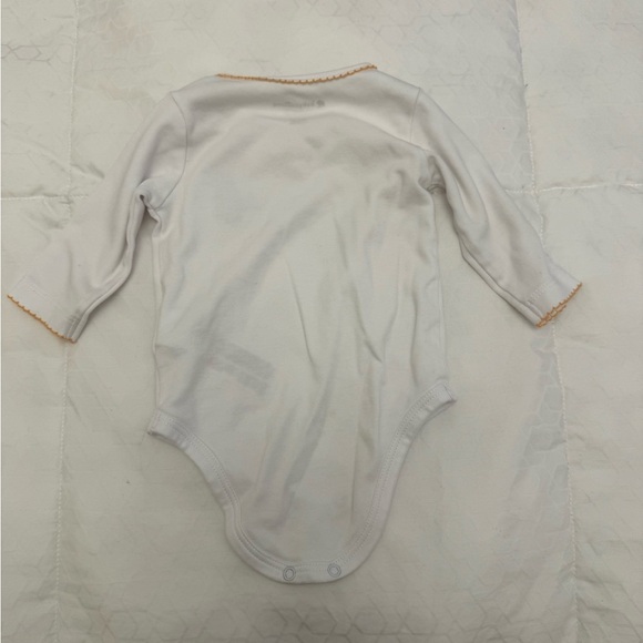 Babycottons Floral Baby Pajama Set - White, Green, Yellow - Picture 7 of 7